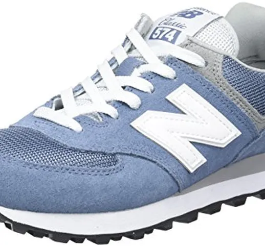 New Balance 574, Sneaker Donna, Blu (Blue), 35 EU