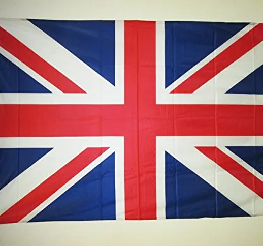 AZ FLAG Bandiera Regno Unito 150x90cm - Bandiera Britannica – Inglese – UK 90 x 150 cm Spe...