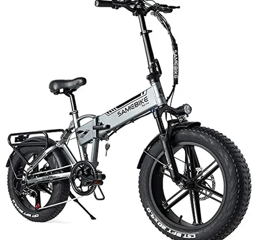 SAMEBIKE XWLX09 Fat Tire Bicicletta elettrica Bicicletta elettrica Mountain Beach Snow Ebi...