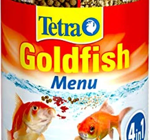 Tetra Goldfish Mangime per Pesci Menu 250ml-Alimenti, Multicolore, 250 ml (Confezione da 1...