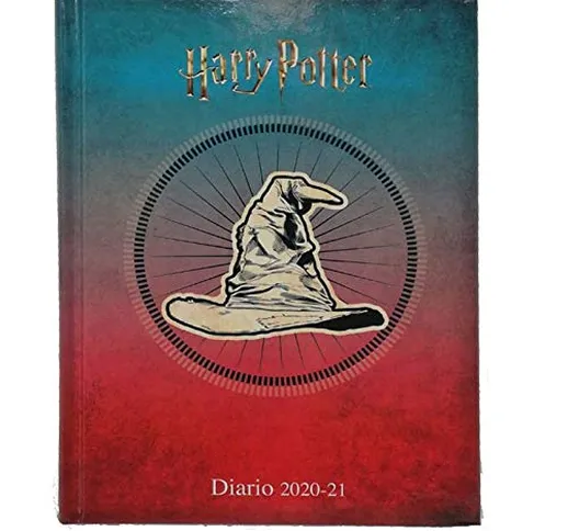Harry Potter Diario Agenda Scuola Datato 2020/2021 - Prodotto Ufficiale - Dimensioni 13.5x...