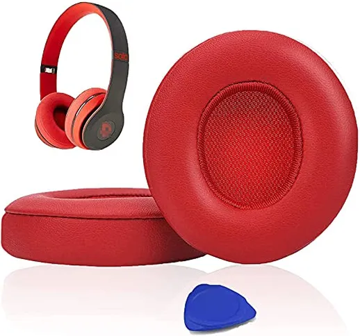SoloWIT® Cuscinetti Auricolari Di Ricambio per Beats Solo 2 e Solo 3 Wireless On-Ear Cuffi...