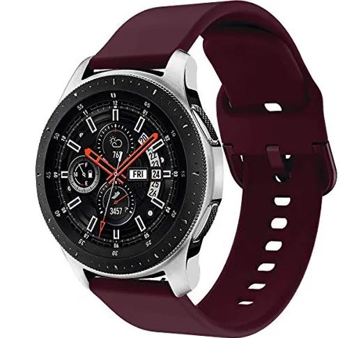 Syxinn Compatibile con 22mm Cinturino Galaxy Watch 46mm/Gear S3 Frontier/Classic Bracciale...