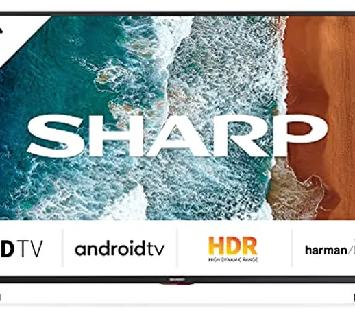 Sharp Aquos 50BN6EA - 50" Smart TV 4K Ultra HD Dolby ATMOS Android 9.0, Wi-Fi, DVB-T2/S2,...