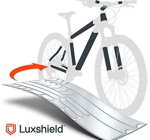 Luxshield Pellicola Protettiva per Vernice per Mountain Bike, BMX, Bici da Corsa/Strada/Tr...