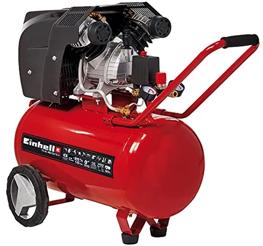 Einhell TE-AC 400/50/10 V Compressore (220-240 V, 2200 W, serbatoio aria 50 l, pressione m...
