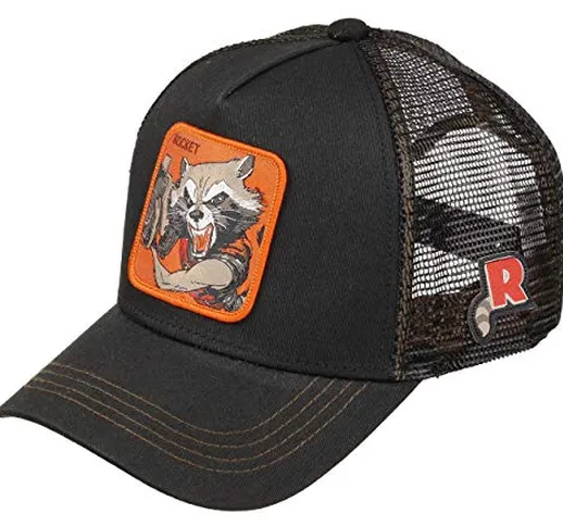 Capslab Rocket Raccoon Trucker cap Marvel Collab Black - One-Size