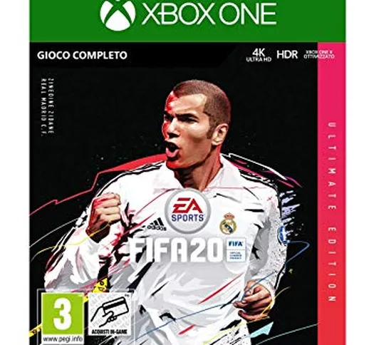FIFA 20: Ultimate Edition - Xbox One - Codice download, 3 anni +