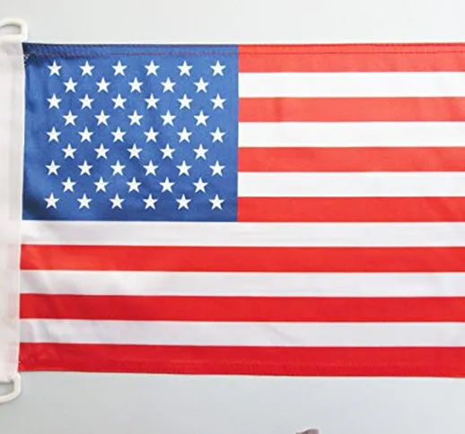 AZ FLAG Bandiera NAVALE Stati Uniti 45x30cm - Bandiera MARITIMA Americana – USA 30 x 45 cm...