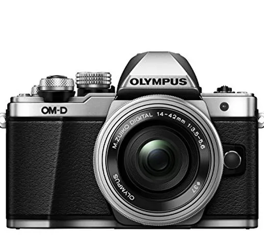 Olympus OM-D E-M10 Mark II Kit, Fotocamera di Sistema Micro Quattro Terzi (16 MP, Stabiliz...