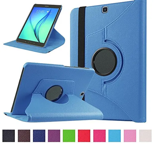 DETUOSI Cover per Samsung Galaxy Tab S2 9.7 Cover 360° Gradi Supporto Duro Antiurto Custod...