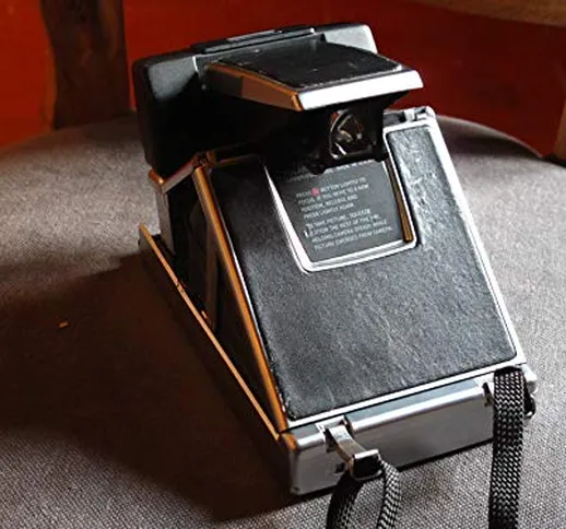 POLAROID, SX-70 - Fotocamera ricondizionata, colore: nero.