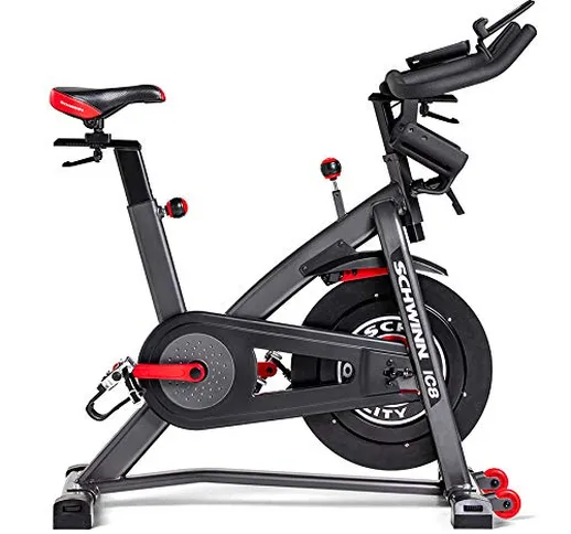 Schwinn Speedbike IC8 con Bluetooth Indoor Cycle con resistenza magnetica, 100 livelli di...