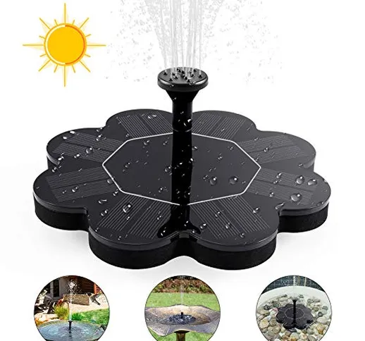 ZOTO Solare Fontana Pompa Forma di Crisantemo Kit Pompa Sommergibile Solare Fontana da, co...