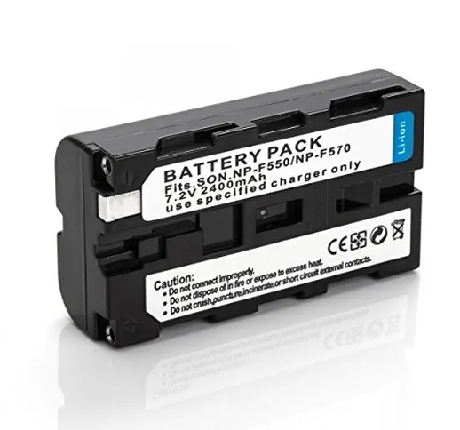 Rusty Bob - NP-F550 / 570 Sony batteria / batteria NP-F950, NP-F950B, NP-F960, NP-F970, NP...