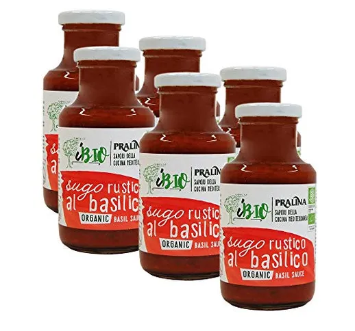 Pralina - Sughi e Passata di Pomodoro Biologica - Linea "I Bio" (Sugo al Basilico - 250 ml...