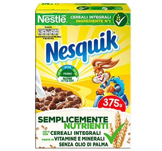 NESQUIK DUO CEREALI palline al cioccolato Nesquik e palline ricoperte di cioccolato bianco...