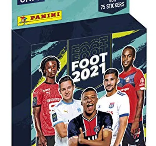 Panini France SA-PANINI FOOT 2020-21-BLISTER 13 BUSTINE + 2 IN OMAGGIO 003994KBF15