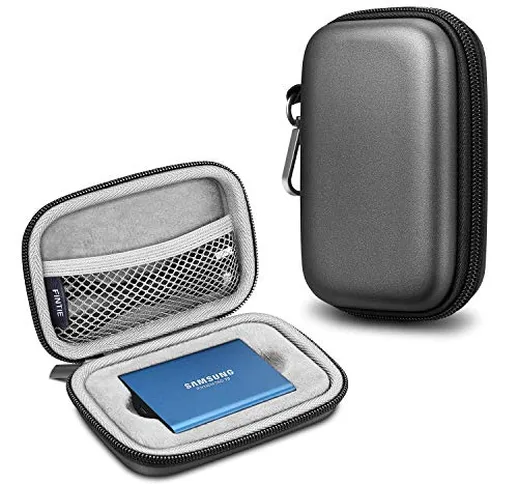 FINTIE Custodia da Trasporto per Samsung T5 T3 SSD, Antiurto Rigida Cover Portatile da Via...