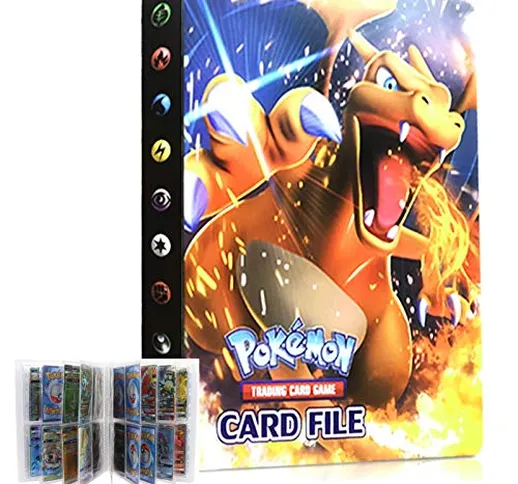 LSST Carte Pokemon Album, Pokemon Raccoglitore, Raccoglitori Carte Pokemon, Porta Carte Po...