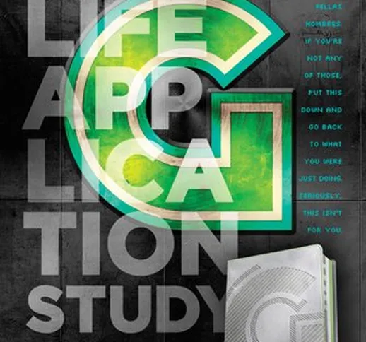 Guys Life Application Study Bible: New Living Translation Iridium LeatherLike