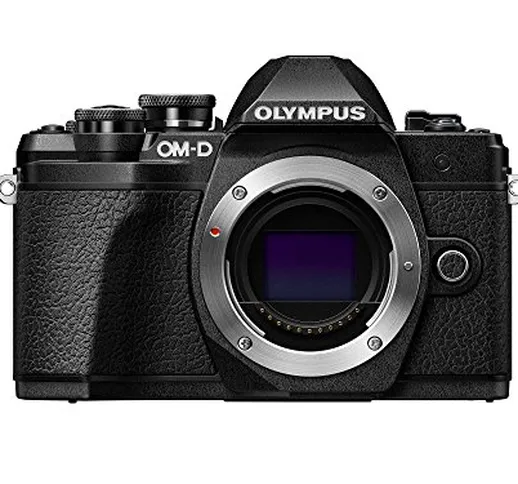 Olympus OM-D E-M10 Mark III Corpo fotocamera (nero), Wi-Fi abilitato, video 4K