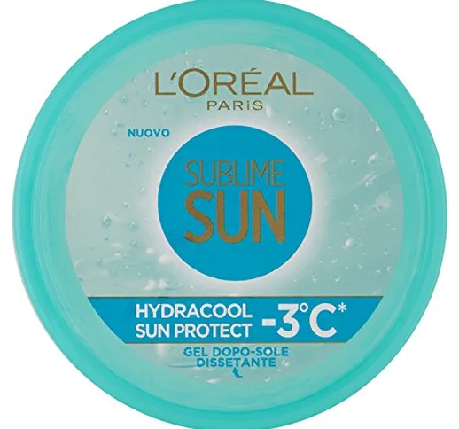 L'Oréal Paris Protezione Solare Sublime Sun, Hydracool Sun Protect, Gel Dopo-Sole Dissetan...