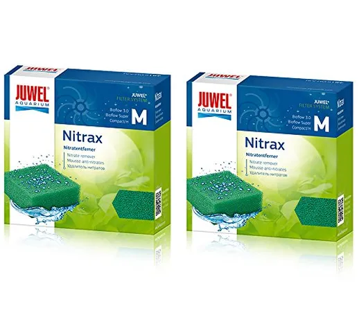 Juwel Gioiello Compact Nitrax mezzi filtranti Spugna (Bioflow 3.0) (2 Pezzi) Bundle