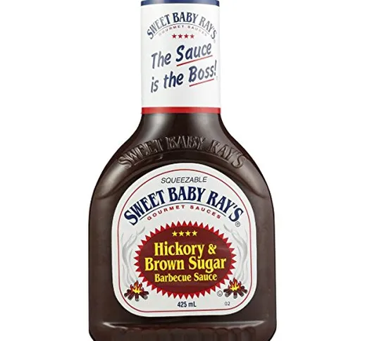 Sweet Baby Ray's Barbecue Sauce Hickory Brown Sugar - Salsa BBQ affumicata - 510g