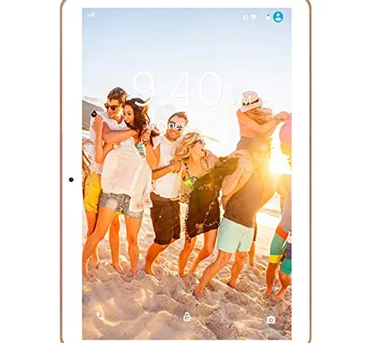 4G LTE Tablet con Display 10" YOTOPT Android 9.0 Tablet PC 64 GB Espandibili, 4 GB RAM, Ty...