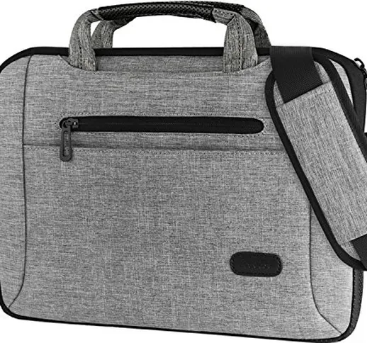 ProCase 13-13,5 pollici Laptop Borsa Messenger Borsa a Tracolla Ventiquattrore Custodia Sl...