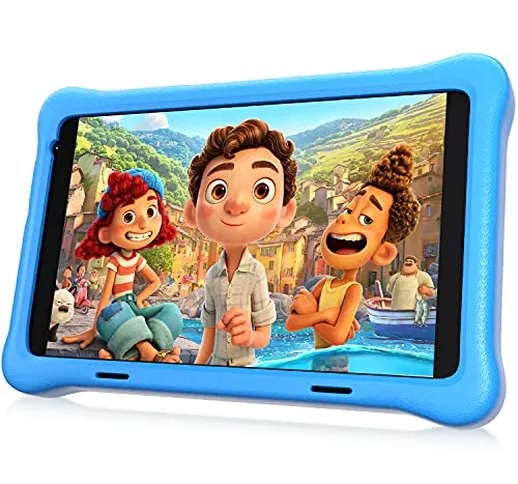HAPPYBE Tablet per Bambini 8 Pollici Android 10.0 Kid Tablet, Display IPS FHD, RAM 2GB ROM...