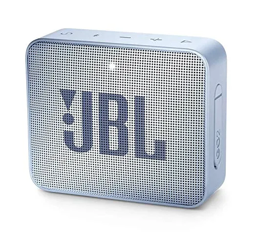 JBL GO 2 Speaker Bluetooth Portatile, Cassa Altoparlante Bluetooth Waterproof IPX7, con Mi...