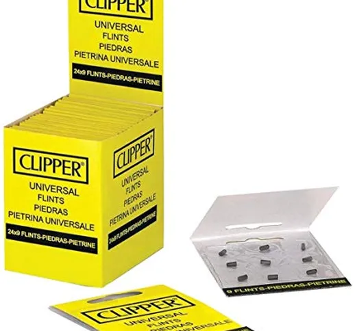 Clipper-large-Pietrine per accendini zippo, 24 X 9 pietre focaie confezioni)