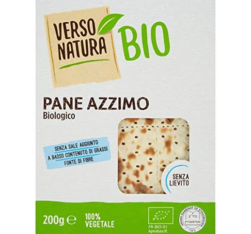 PANE AZZIMO BIOLOGICO 200 GR 100% VEGETALE