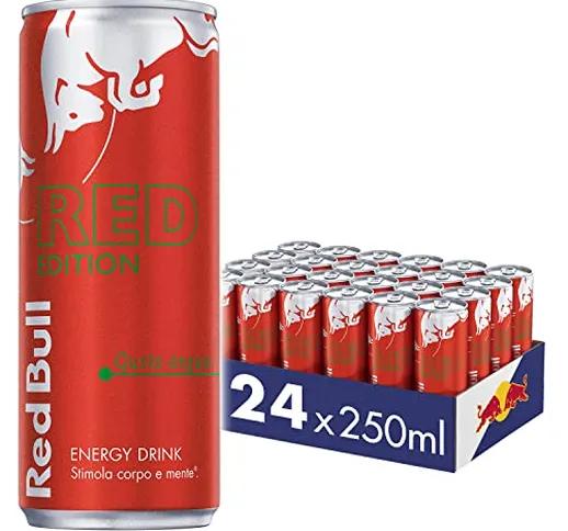 Red Bull Energy Drink, Gusto Anguria, 250 ml (24 Lattine)