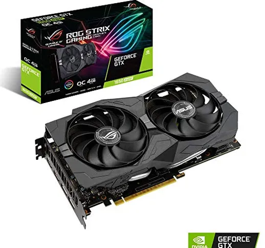 Asus ROG Strix NVIDIA GeForce GTX 1650 SUPER OC Edition, Scheda Video Gaming 4 GB GDDR6, H...