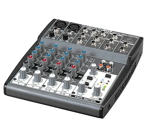 BEHRINGER XENYX 802 MIXING CONSOLE- mixer audio per live, studio, karaoke, ecc.