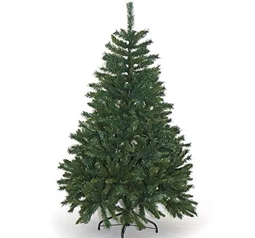 Bauer Albero di Natale Artificiale Alpino Verde Ignifugo 2721 Rami Altezza 240Cm