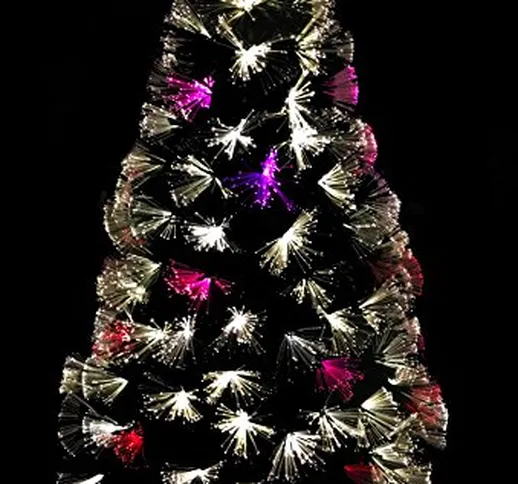 Christmas Concepts® 48 Pollici (4FT) LED Verde Firework in Fibra Ottica Albero di Natale c...