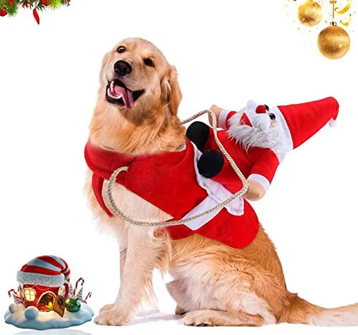 Vestiti Dell'animale Domestico Natale, Pet Costume Natalizio, Vestiti Natalizi Cani, Costu...