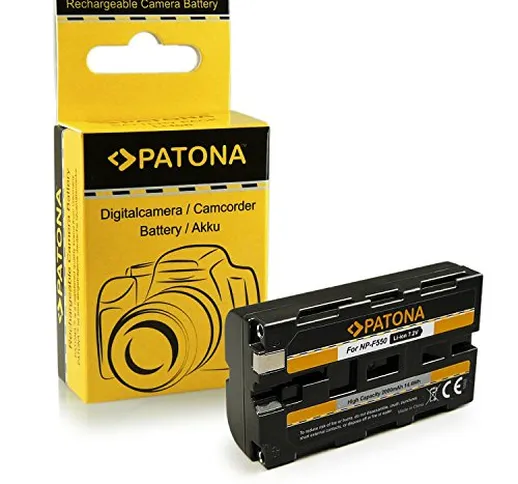 Batteria NP-F550 per Sony BC-V615 | DCM-M1 | DCR-TRU47E | MVC-CD1000 | PLM-100 | VCL-ES06A...