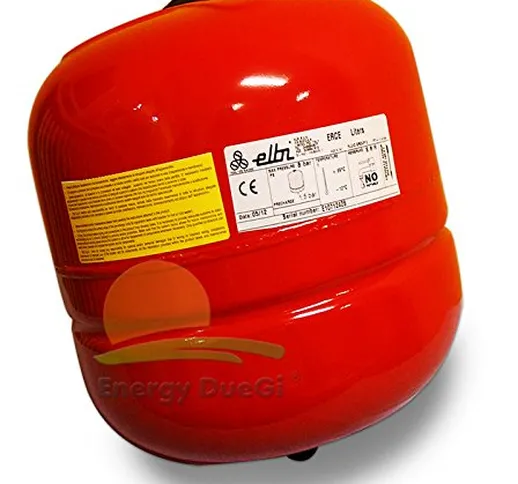 Elbi A102L34 Vaso da espansione per Riscaldamento erce-50, Blu/Rosso/Bianco
