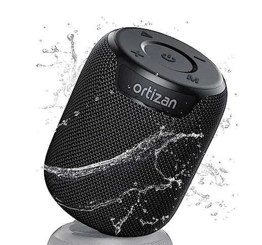 Ortizan X2 cassa bluetooth portatile,Altoparlante Bluetooth,IPX7 cassa bluetooth doccia,Bl...