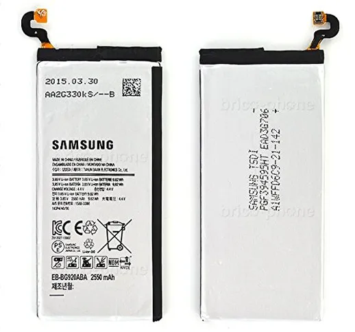 Batteria originale sostitutiva Samsung compatibile con Samsung Galaxy S6 Modello G920F (co...
