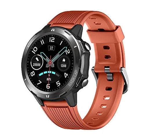 KUNGIX Smartwatch Bluetooth Orologio Fitness Tracker Uomo Donna, Smart Watch Touchscreen a...