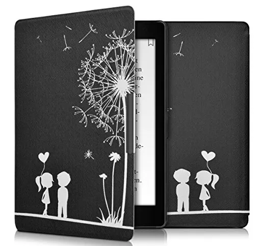 kwmobile Cover Compatibile con Kobo Aura One - Custodia in Pelle PU - Flip Case per eReade...