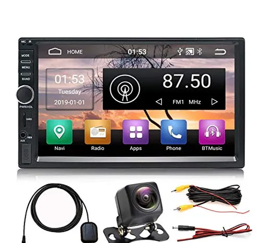 Panlelo S1NV Android 9.0 Autoradio AM FM RDS Pantalla Tactil Capacitiva 1024*600 2 Din Nav...