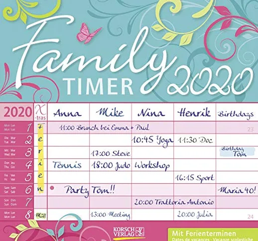 Family Timer - Floral 2020