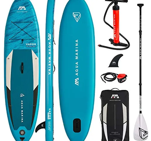 Aqua Marina Sup Board Gonfiabile Stand up Paddle AQUAMARINA Vapor Confezione completa 315...